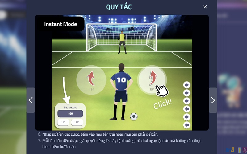 cách chơi Coin BK8 chế độ Instant